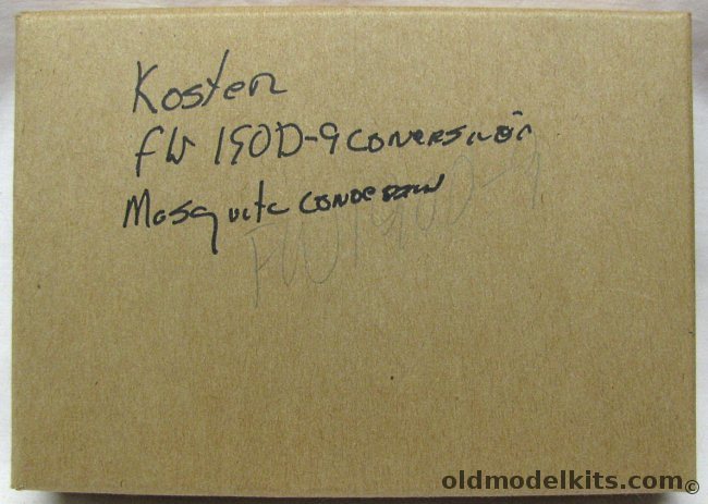 Koster 1/48 DH Mosquito and FW-190 Conversions -  to Mk. IX / N.F.M.K. XIII / M.k. XVI / F.B.M.K. XVIII and Focke Wulf FW190A to FW-190 D-9 or F-8 plastic model kit